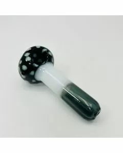 4.5 Inches Handpipe - Double Color Tube With Dot Art Head