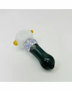 4 Inches Handpipe - Black Body With Colored Head