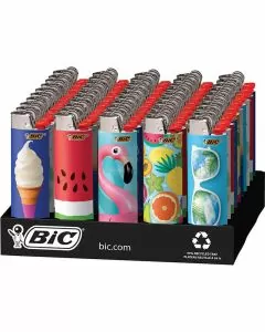 BIC LIGHTER  VACATIONS DISPLAY - 50 COUNT