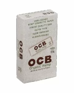 Ocb Organic Hemp Unbleached Cigarette Paper 1.25 - 24 Pack Per Box