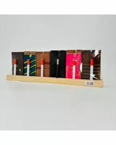 Dugout Wood - 4 Inches - Assorted - 6 Per Display 
