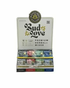Bud Love Herbal Mixer With Cannabinoids - 1.5 Gram - 64 Count Per Pack - Assorted Flavor Display 
