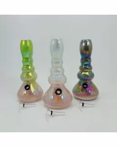 9 Inches - Soft Glass Waterpipe - Assorted Colors (GR-Y-47)