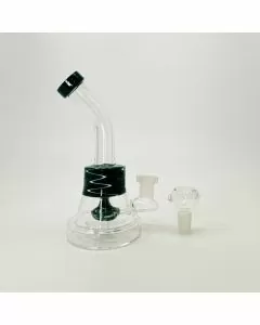  6-inches Waterpipe - Zigzag Bent Neck With Shower Perc