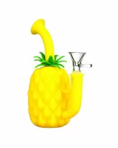  Silicone Waterpipe Pineapple - 7 Inches