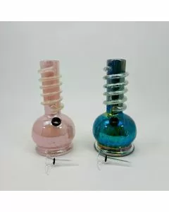  Soft Glass Waterpipe - 8 Inches - GR-Y-32 - Assorted