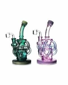 Aleaf - 8 Inches - Waterpipe Recycler - Al2088