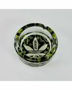 Aleaf - Glass Ashtray - Price Per Piece - Assorted Colors