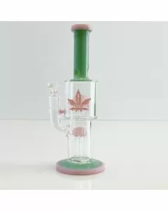 ALEAF WATERPIPE 10" INCH -  WITH DOUBLE TREE PERC - AL6062
