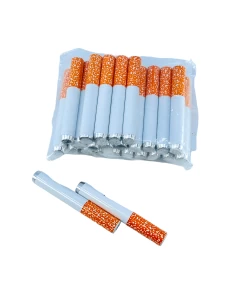 Aluminum Cigarette One Hitter 56mm - PLOH1 - 25 Counts Per Pack
