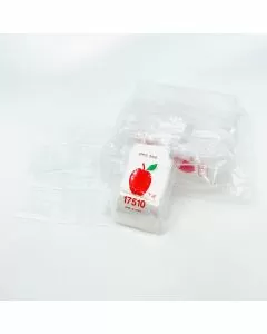 Apple Baggies 17510 Zip Lock - 1.75"X1" - 100 Count Per Pack - 10 Plastic Clear