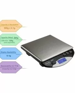 AMW-2000 COMPACT DIGITAL BENCH SCALE, 2000 X 0.1G - American Weigh Scales