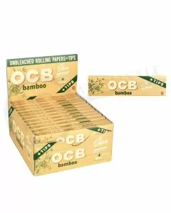 Ocb Bamboo Papers With Tips Slim - 24 Pack of Box