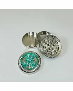 Bejeweled Metal Manual Grinder - 60mm - 4 Parts - Assorted Colors