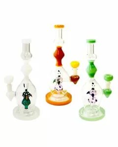Bell Vase Waterpipe With Showerhead Perc - 10.5 Inch - WPAG85