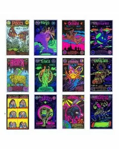 Black Light Shrink Wrap Posters - 37 X 25 Inches