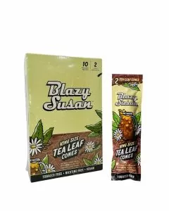 Blazy Susan - King Size - Tea Leaf Cones - 2 Cones Per Pouch - 10 Pouches Per Box
