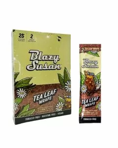 Blazy Susan - Tea Leaf Wraps - 2 Wraps Per Pouch - 25 Pouches Per Box