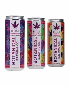 Botanical Brewing Delta 8 Sparkling Beverage - 12 Fl.oz - 4 Per Pack
