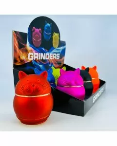 Grinder 63mm - 4 Parts - Cat - Assorted Colors
