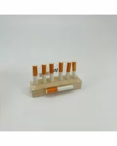 Ceramic Cigarette One Hitter - 7 Counts Per Display