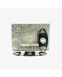 Cigar Cutter Double - Bladed Black - 12 Count Per Display - B