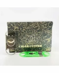 Cigar Cutter Double Bladed - 12 Count Per Display - Assorted Colors