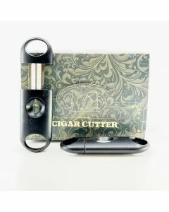 Cigar Cutter V-cut Blade - 12 Count Per Display - Black