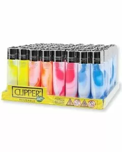 Clipper - Lighter Fluorescent Nebula - 48 Lighters Per Dispaly