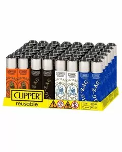 Clipper - Lighter Mini  Zigzag - 48 Counts Per Display