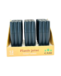 CONE CASE TRIPLE JOINT HOLDER PLASTIC BLACK - 12 COUNT PER BOX