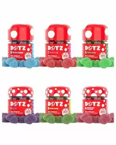 Dotz Extra Strength Amanita Muscaria - 1000 mg Gummies - 10 Counts Per Jar