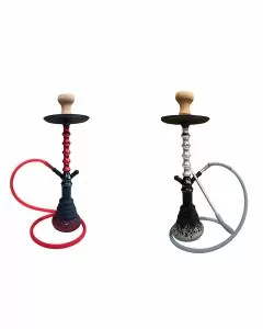 Dud Hookah Domino -  23" In Size - 1 Hose - Assorted Colors