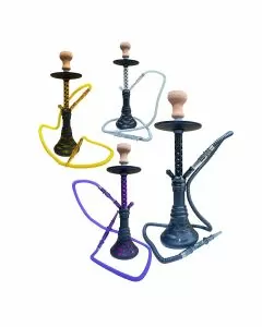 Dud Hookah Spotted - 21" In Size - 1 Hose - Price Per Piece - Assorted Color