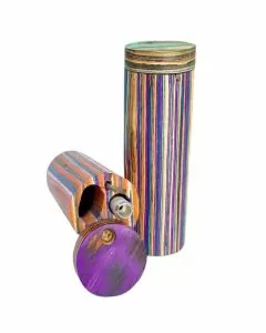 Dugout 4-inch Colorful Wooden Round With One Hitter