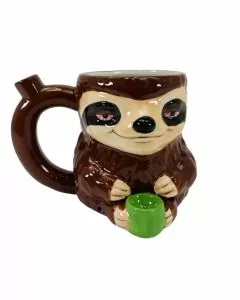 Fashioncraft - Ceramic Stoned Sloth Mug Pipe (82574)