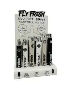Fly Fresh - Twist Battery - Duo Port Charging - 24 Counts Per Display