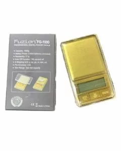 Fuzion - Digital Scale - 1000 Grams X 0.1 Gram - FG-1000 - Gold
