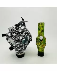 Gas Mask Silicone Character  Mix Designs With Waterpipe - Design Colors