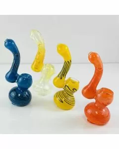 BUBBLER 6" INCH - ASSORTED DESIGN AND COLORS - 150GM