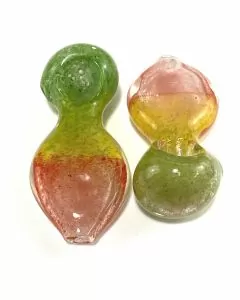 HANDPIPE 4" INCH - FLAT MOUTH - ASSORTED COLORS