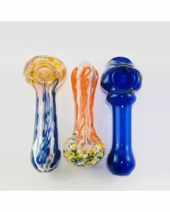 HANDPIPE ASSORTED COLORS-DESIGNS - 4" INCH (2.75) 
