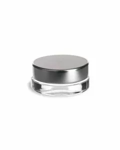 Glass Jar 7ml - Clear Silver Top - 12 Per Pack