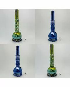 Glass Waterpipe - 16 Inches - RAY-K-140 - GR-Y-115