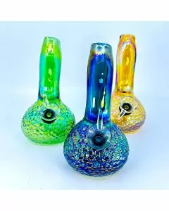 Glass Waterpipe 6 Inch - Ray-K-7 - Assorted Colors - Price Per Piece - WPRT9