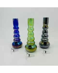 Glass Waterpipe - 8 Inches - Assorted Colors - GR-Y-17