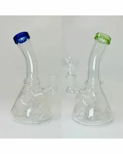 Glass Waterpipe with Perc - 6 Inch