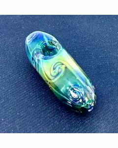 Gold Fumed Handpipe 4 Inch - Assorted Designs - HPMS19