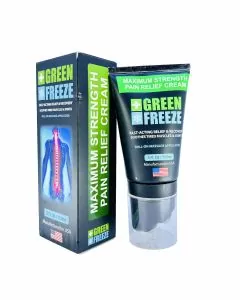 Green Freeze Roll-on Relief Gel With Massage Apllication for Muscles and Joints - 5oz