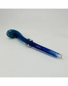 Sherlock Handpipe With Deep Fumed and Double Rim - 9 Inches 